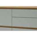 Ver imagem 6 de Balcão Cozinha Modulado Rainha 1PTA 4GAVS 120cm Nature/Greige Nesher