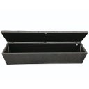 Ver imagem 3 de Recamier Puff Baú - Capitonê - Beira de Cama - 1,40 Cm - Cinza Chumbo