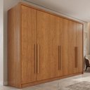 Ver imagem 1 de Guarda-Roupa Casal com 6 Portas e 4 Gavetas Multimóveis Crnvh-GRP146 Cinamomo