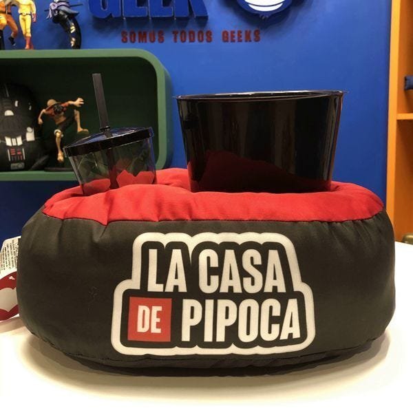 Kit Almofada Porta Pipoca La Casa da Pipoca