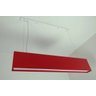 Luminária Pendente Retangular 2 Lâmp Box Aluminio Vermelho - 4