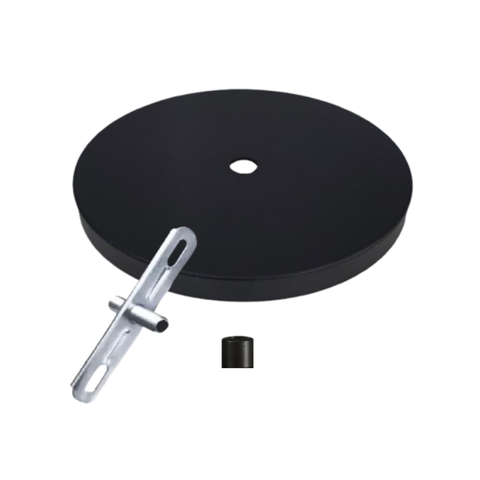 Canopla Alumínio Acabamento Pendente Lustre Luminária Tampa