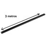 Trilho Eletrificado 3M + 6 Spot LED 7W 3000K Bivolt Preto - 3