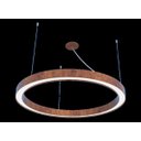 Ver imagem 1 de Pendente Anel 50cm LED 15w 2700k em Madeira Imbuia