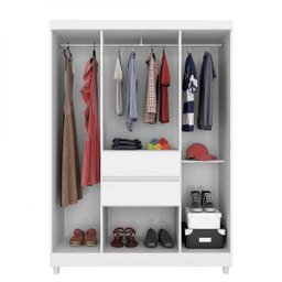 Guarda-Roupa Casal 6 Portas 2 Gavetas Ecom Ii  - 3