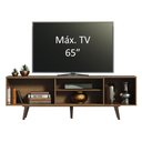 Ver imagem 4 de Rack Madesa Dubai para TV até 65 Polegadas com Pés Rustic Cor:Rustic