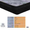 Ver imagem 2 de Cama Box Baú e Colchão Airtech Pampa Molas Ensacadas Casal Ortobom: Preto