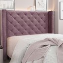 Ver imagem 2 de Cabeceira King 1,95m Vicenza Veludo - Pallazio