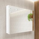 Ver imagem 1 de Armário Aéreo Malbec B06 2 Portas MDP 100cm Branco Lyam Decor