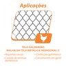 Tela Hexagonal Galinheiro Galv. 2" Fio 23 1,80x50m Rino Agro - 5