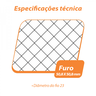 Tela Hexagonal Galinheiro Galv. 2" Fio 23 1,80x50m Rino Agro - 6