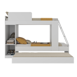 Treliche Infantil com Barra de Proteção Multimóveis Branco - 7