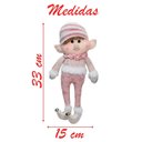 Ver imagem 2 de Dupla Boneco Natalino Pendente Duende Rosa Natal