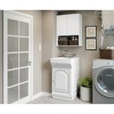 Ver imagem 2 de Armário de Banheiro com 2 Portas Multimóveis Branco