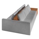 Ver imagem 7 de Sofá Ilha 3 Lugares Living 372cm Modulado para Sala Lary Bouclê Cinza Claro K01 - D'Rossi