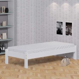 Cama Turca Solteiro Madeira Cor Branco - 1