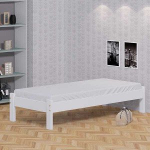 Cama Turca Solteiro Madeira Cor Branco