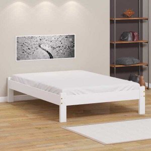 Cama Turca Casal Madeira Cor Branco