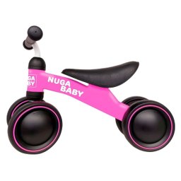 Bicicleta Infantil Nuga sem Pedal 4 Rodas Rosa - Estabilidade e Diversão - 5