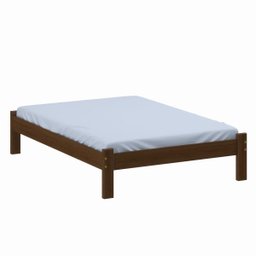 Cama Turca Queen Size Madeira Cor Castanho - 3