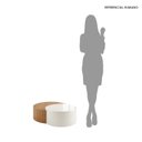 Ver imagem 4 de Mesa de Centro Amadeirado com Off White 100x80 Eclipse