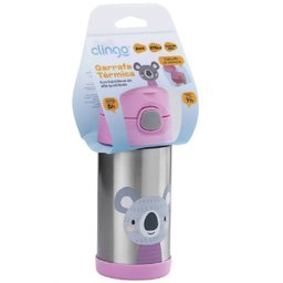Garrafa Termica Infantil AÇO INOX Clingo - COALA - 1 Garrafa Termica Infantil AÇO INOX Clingo - COALA - 1