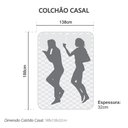 Ver imagem 7 de Colchão Casal Orthoflex Molas Ensacadas Torino Ibrido188x138x32 Cm