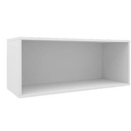 Armário Aéreo de Geladeira Suspenso Espaçoso Branco Lavanderia Top Tg - 3