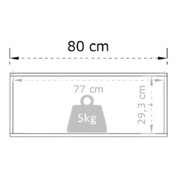 Armário Aéreo de Geladeira Suspenso Espaçoso Branco Lavanderia Top Tg - 7