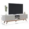 Rack Bancada Fortaleza Off White Matte para TV até 75” - Colibri - 7