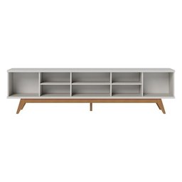 Rack Bancada Fortaleza Off White Matte para TV até 75” - Colibri - 5