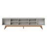 Rack Bancada Fortaleza Off White Matte para TV até 75” - Colibri - 5
