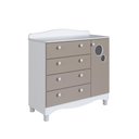 Ver imagem 7 de Quarto Infantil com Cama Montessoriana Guarda Roupa e Cômoda Cor:branco com Cinnamon