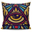 Ver imagem 5 de Kit 4 Almofadas decorativa Mandala Hansa Olho que tudo Ve