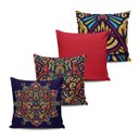 Ver imagem 1 de Kit 4 Almofadas decorativa Mandala Hansa Olho que tudo Ve