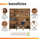 Ver imagem 6 de Armário de Cozinha Compacta 8 Portas 4 Nichos Namastê