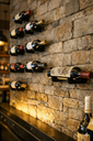 Ver imagem 5 de Kit 20 Suportes de Parede Porta Garrafa de Vinho Embutido Estilo Industrial Adega Vertical Preto