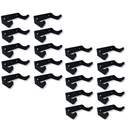 Ver imagem 6 de Kit 20 Suportes de Parede Porta Garrafa de Vinho Embutido Estilo Industrial Adega Vertical Preto