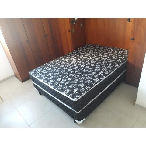 Cama Box Solteiro Colchão Conjugado Sobel - D33 (188x88x42cm) - Semi-Ortopédica