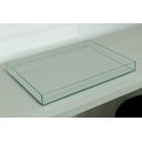 Ver imagem 3 de Bandeja de Vidro Incolor Decorativa Mobília Express Decorativo Incolor Média