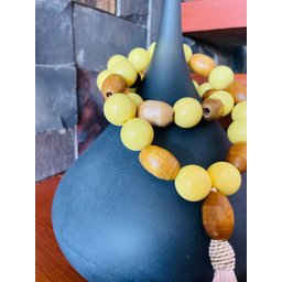 Colar de Vaso Decorativo Colar de Mesa Amarelo Ester Tereza Arts Ester Amarelo - 6