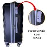 Mala de Viagem de Rodinha G 28kg em Abs Rígida Cor:preto 2 - 9