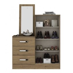 Cômoda com Espelho 2 Portas 3 Gavetas Briz - 2