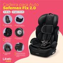 Ver imagem 4 de Cadeira para Auto 9-36 Kg Isofix Litet Safemax Fix 2.0 Cinza - Bb460 Bb460