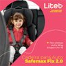 Cadeira para Auto 9-36 Kg Isofix Litet Safemax Fix 2.0 Cinza - Bb460 Bb460 - 2
