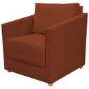 Ver imagem 1 de Poltrona Decorativa para Sala Recepção Manicure Consultório Celine Suede