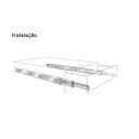 Ver imagem 7 de 02 Pares Corrediça Gaveta Trilho Telescópico 40 cm para 35kg - Openfield                                                                       