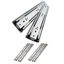 Ver imagem 1 de 02 Pares Corrediça Gaveta Trilho Telescópico 40 cm para 35kg - Openfield                                                                       