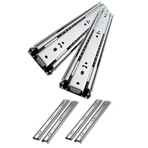 02 Pares Corrediça Gaveta Trilho Telescópico 40 cm para 35kg - Openfield                                                                       