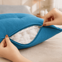 Ver imagem 4 de Almofada Encosto Triangular Cama Leitura Cabeceira Suede